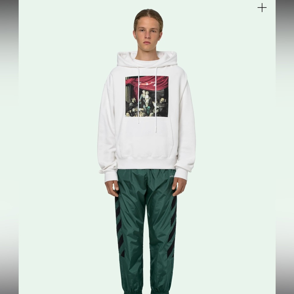 Authentic NWOT Off-White Caravaggio Painting Over Hoodie